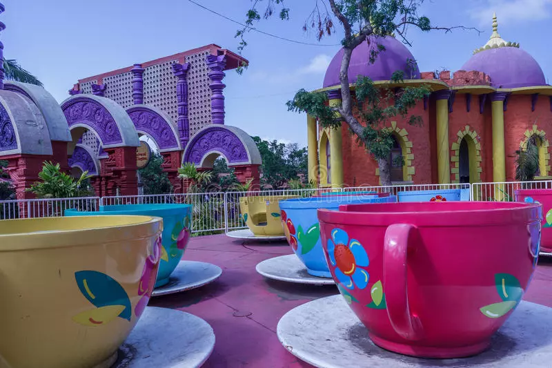 Ride Cup & Saucer Dreamland Amusement Park Siliguri Fun Slides for Kids