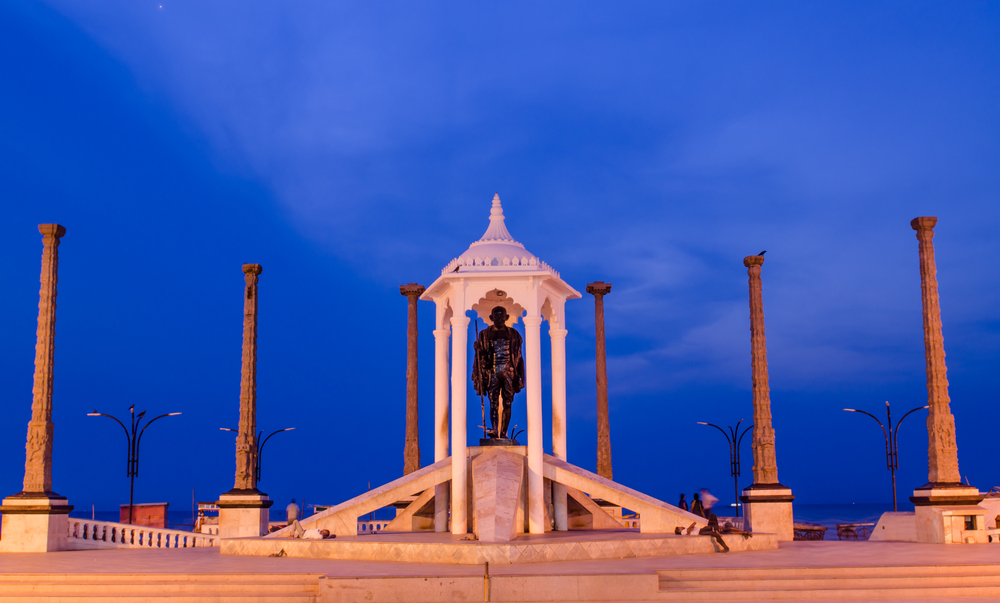Gandhi Statue Best Places To Visit In Pondicherry