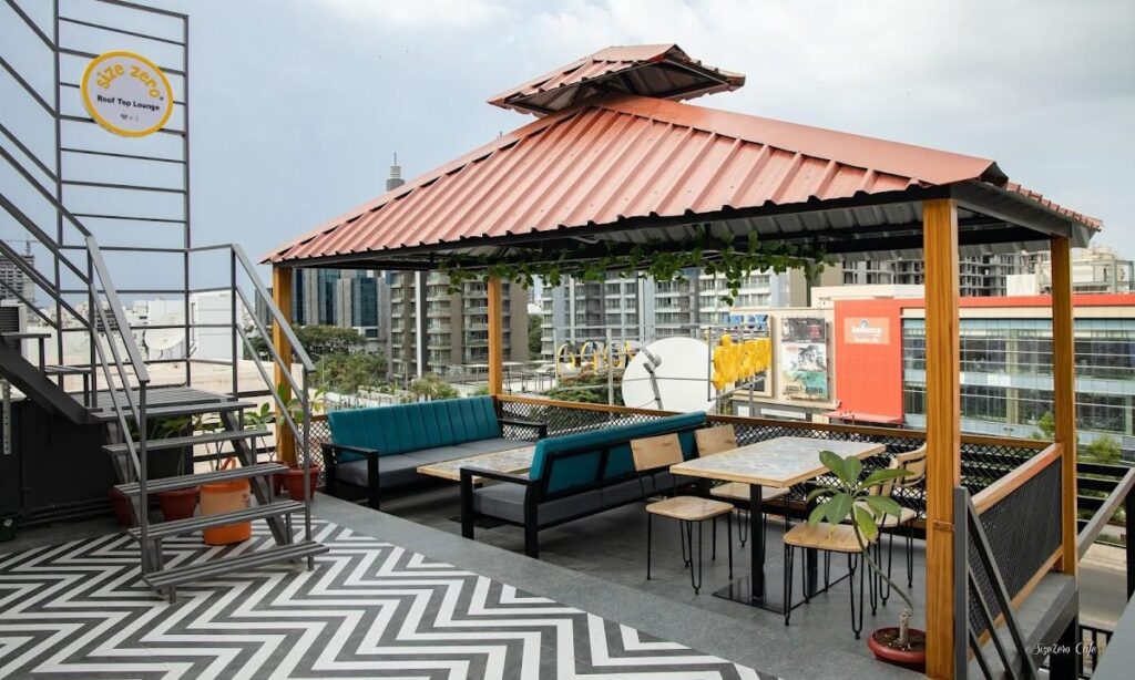 Size Zero Roof Top Lounge, Couple Box Cafes In Rajkot