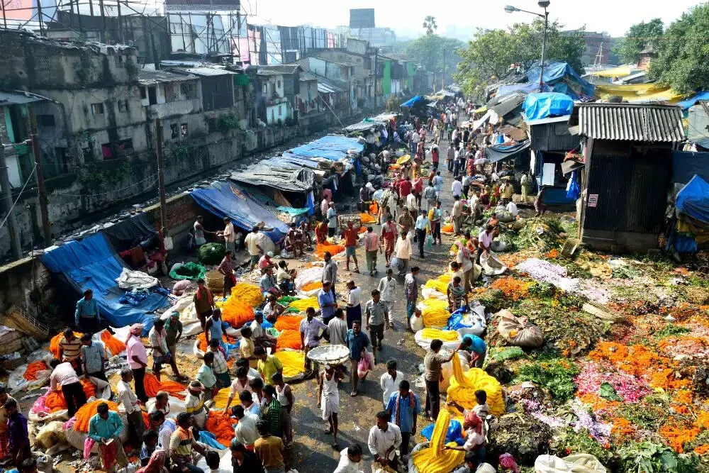 Mullick Ghat Flower Market : best places to visit Kolkata