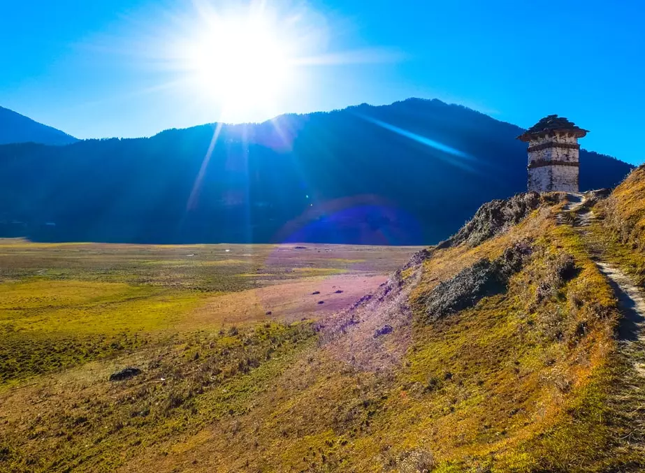 Phobjikha Valley most visited tourist places in bhutan